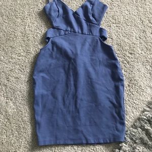 Fashion Nova open-back Cornflower summer dress